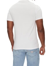 GUESS SS CN LOGO T-Shirt in cotone purwhite - T-shirt Uomo - 2