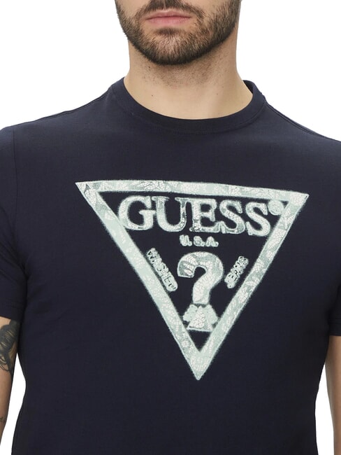 SS CN TRIANGLE T-Shirt in cotone smartblue - T-shirt Uomo