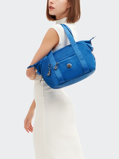 ART MINI Mini bag a mano satin blue - Borse Donna