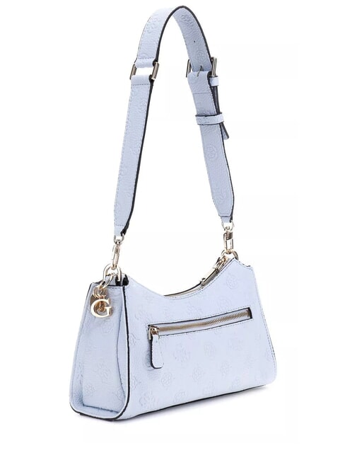 CRESIDIA Embossed logo shoulder bag powder blue - Borse Donna