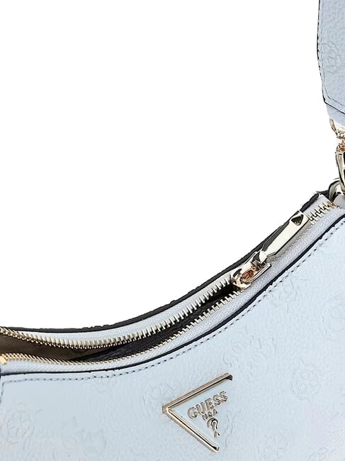 CRESIDIA Embossed logo shoulder bag powder blue - Borse Donna