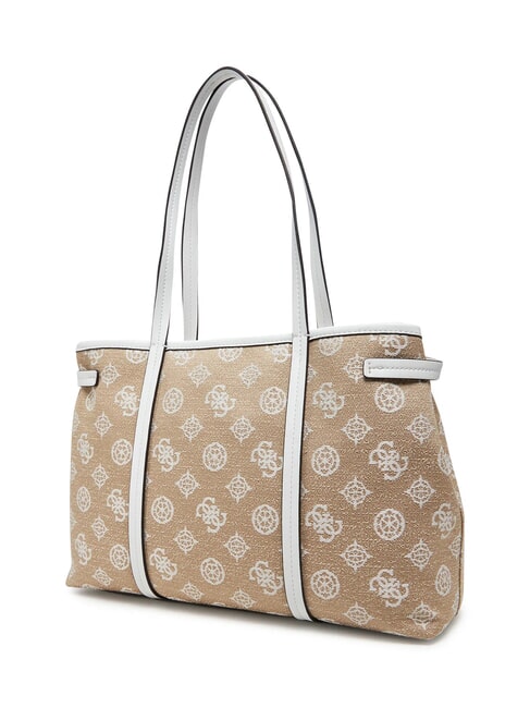 BEYZA  Borsa a spalla white logo - Borse Donna