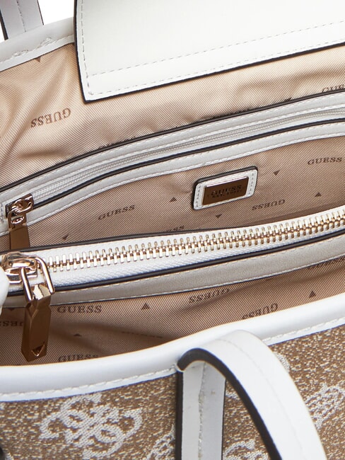 BEYZA  Borsa a spalla white logo - Borse Donna