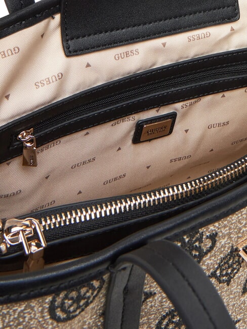 BEYZA  Borsa a spalla black logo - Borse Donna