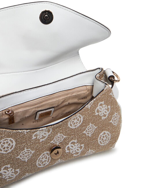 BEYZA  Borsa a tracolla white logo - Borse Donna
