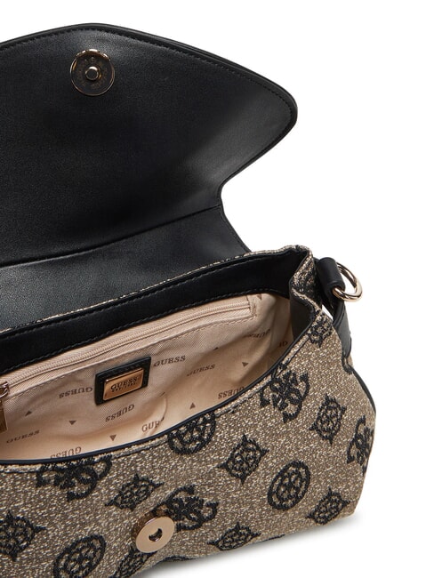 BEYZA  Borsa a tracolla black logo - Borse Donna