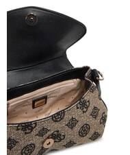 GUESS BEYZA  Borsa a tracolla black logo - Borse Donna - 3