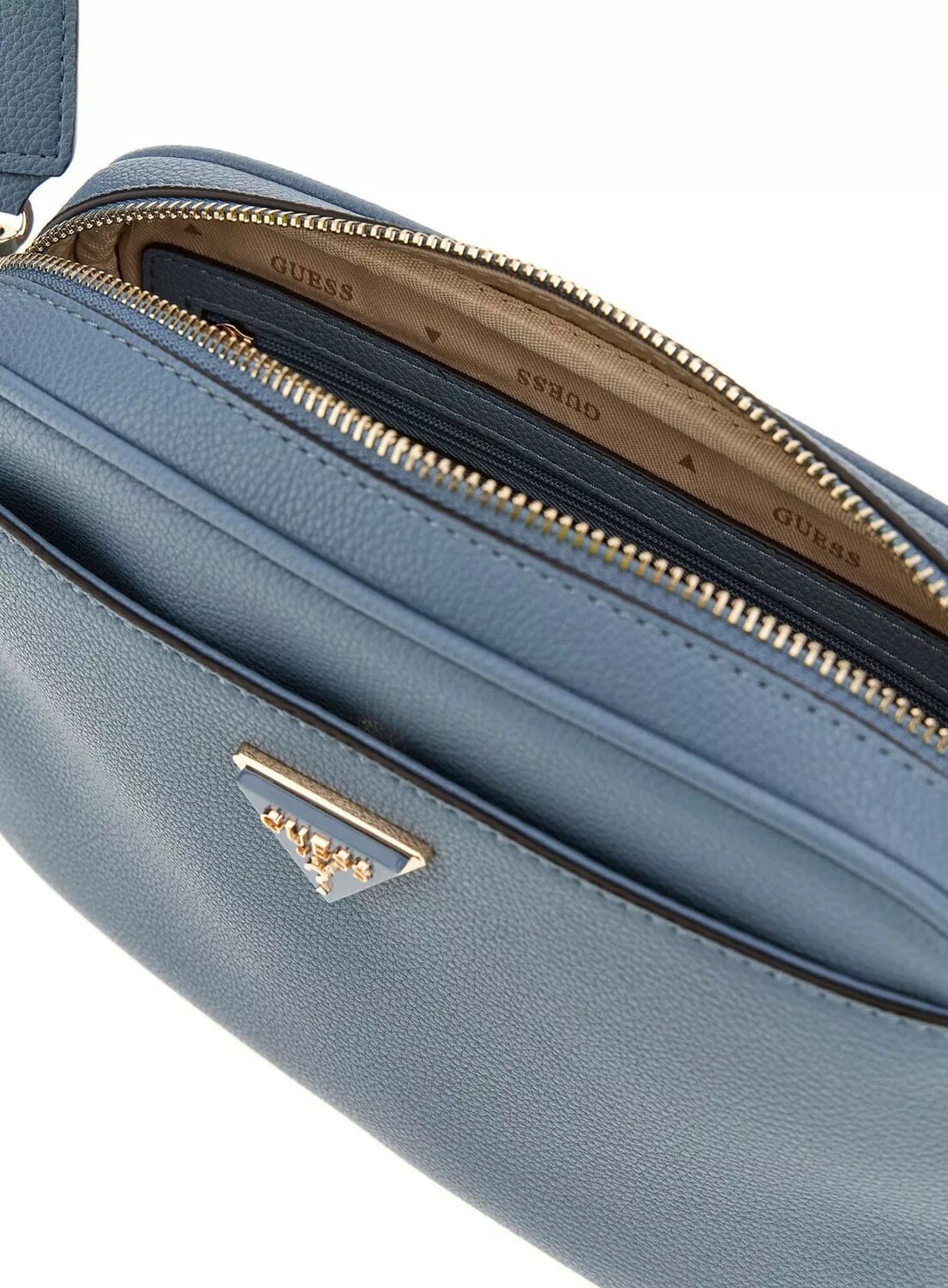 Guess NOELLE - Borsa a tracolla - light blue logo/celeste