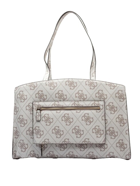 LORELEI Borsa a spalla dark taupe logo - Borse Donna