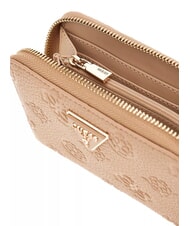 GUESS CRESIDIA  Portafoglio zip around medio BEIGE - Portafogli Donna - 2