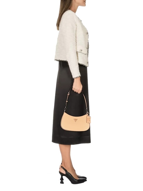 NOELLE Borsa a spalla top zip apricot - Borse Donna