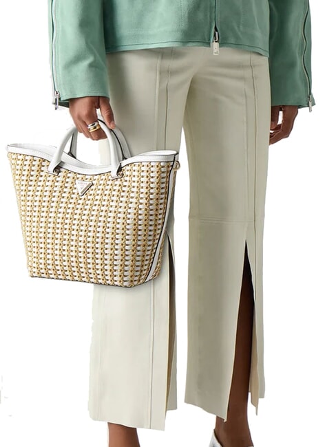 ATALIA  Borsa a mano, con tracolla natural/white - Borse Donna