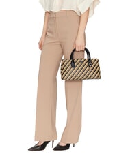 GUESS SIMONA  Borsa a mano, con tracolla natural/black - Borse Donna - 4