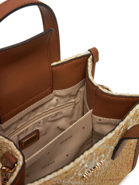 SILVANA Mini Bag a mano, con tracolla cognac/olive - Borse Donna