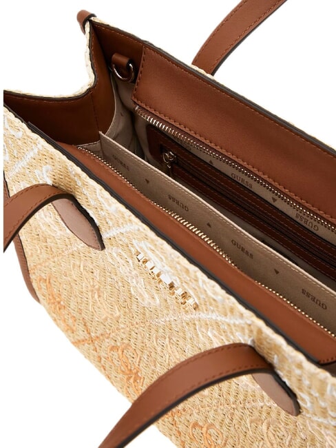 SILVANA Borsa con tracolla cognac/olive - Borse Donna