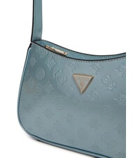 GUESS ARNELA  Borsa a spalla powder blue logo - Borse Donna - 3