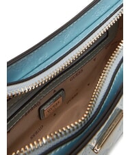 GUESS ARNELA  Borsa a spalla powder blue logo - Borse Donna - 4