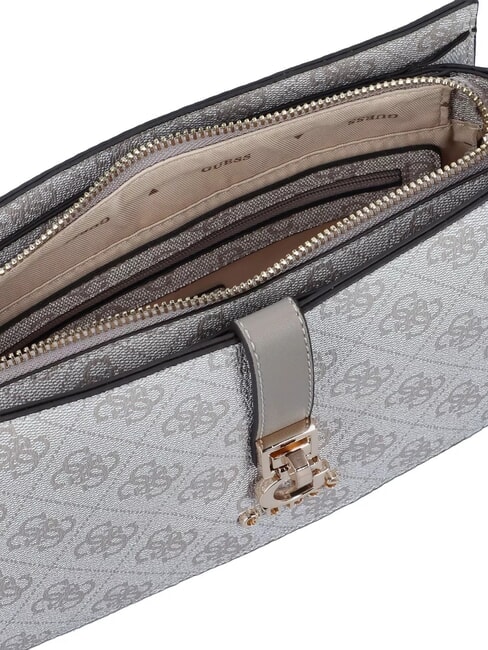 ZAMIRA  Borsa a spalla, con tracolla dark taupe logo - Borse Donna