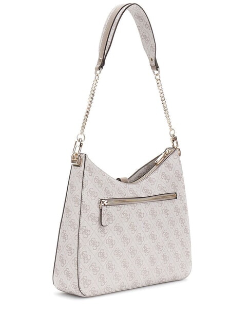ZAMIRA  Borsa a spalla dark taupe logo - Borse Donna