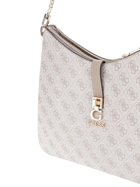 ZAMIRA  Borsa a spalla dark taupe logo - Borse Donna