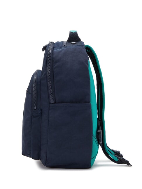 SEOUL SMALL Zaino  blue green block - Zaini Scuola & Tempo Libero