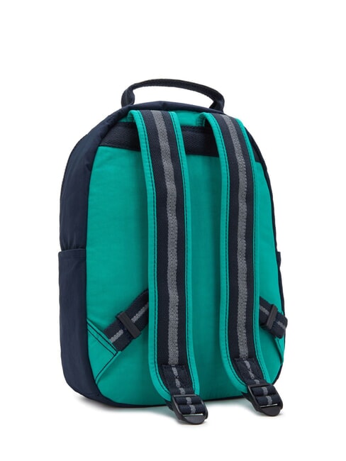 SEOUL SMALL Zaino  blue green block - Zaini Scuola & Tempo Libero