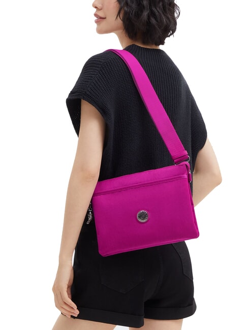RIRI L Borsa piatta a tracolla fuchsia night - Borse Donna