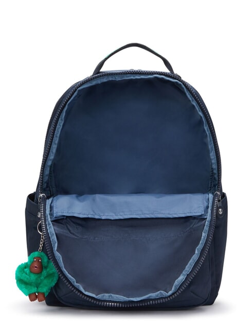 SEOUL Zaino con tasca porta pc 15" blue green block - Zaini Scuola & Tempo Libero