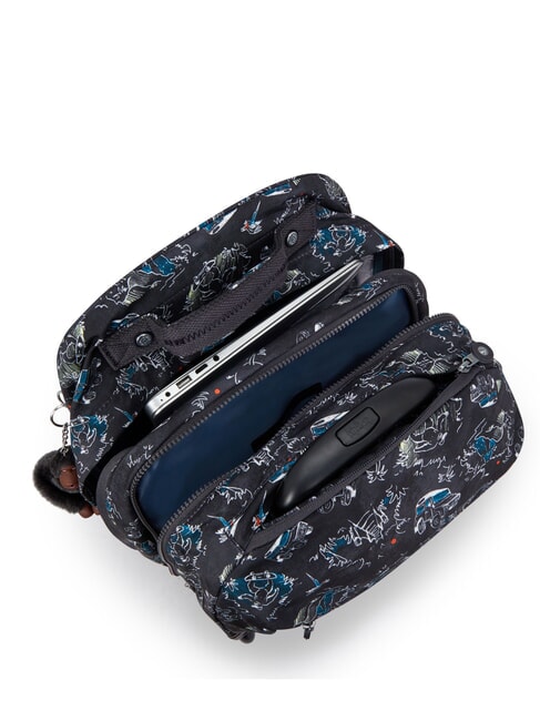 SARI Zaino Trolley stampato jungle fun race - Zaini con carrello