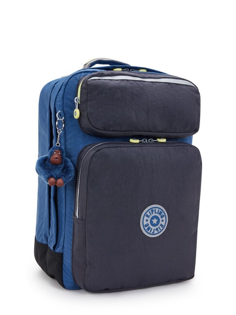 SCOTTY Zaino grande porta pc 15" fantasy blue block - Zaini Scuola & Tempo Libero