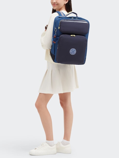 SCOTTY Zaino grande porta pc 15" fantasy blue block - Zaini Scuola & Tempo Libero