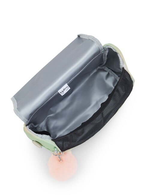 NEW KICHIROU Porta pranzo con tracolla soft green metallic - Borse e accessori kids