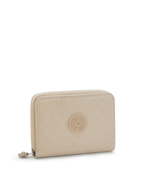 MONEY LOVE Portafoglio medio signature beige embossed - Portafogli Donna