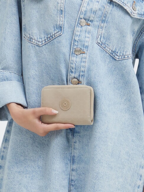 MONEY LOVE Portafoglio medio signature beige embossed - Portafogli Donna