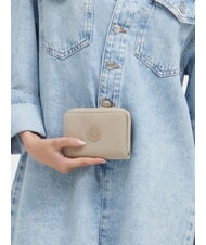 KIPLING MONEY LOVE Portafoglio medio signature beige embossed - Portafogli Donna - 6