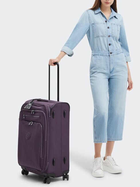 NEW YOURI SPIN M Trolley misura media ultimate plum - Trolley Semirigidi