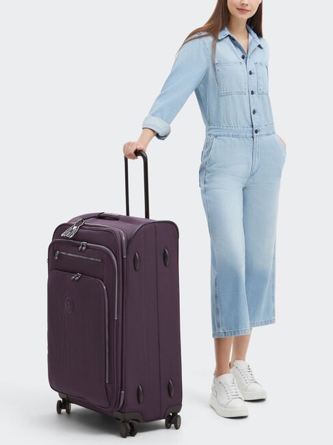 NEW YOURI SPIN L Trolley misura grande ultimate plum - Trolley Semirigidi