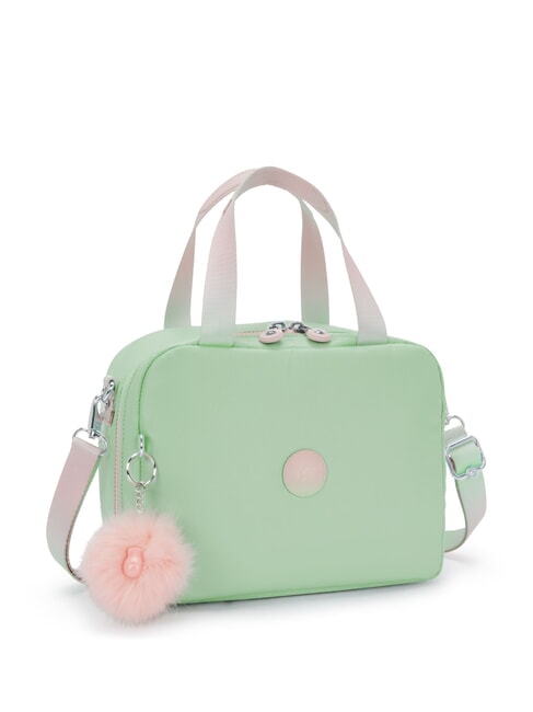 MIYO Borsa porta pranzo con tracolla soft green metallic - Borse e accessori kids