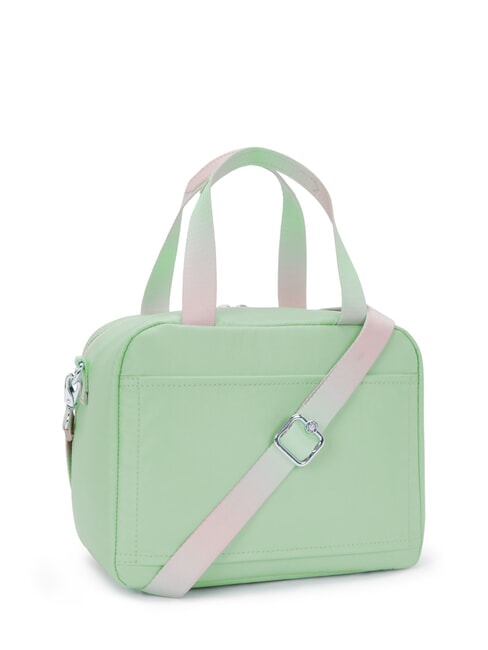 MIYO Borsa porta pranzo con tracolla soft green metallic - Borse e accessori kids