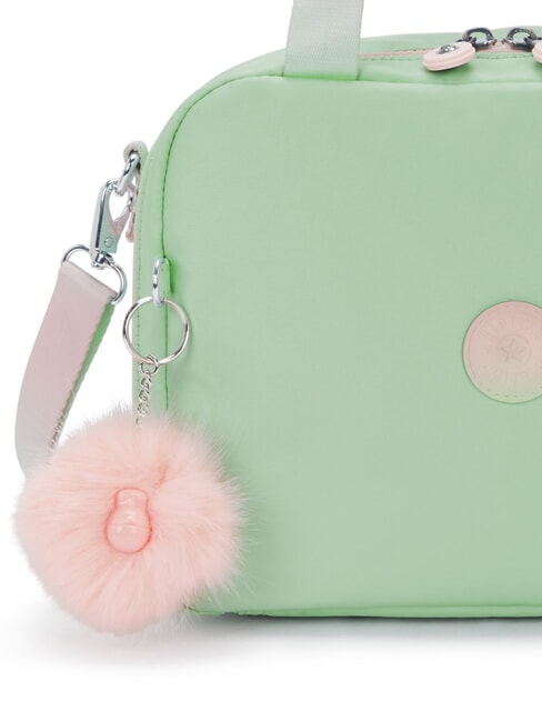 MIYO Borsa porta pranzo con tracolla soft green metallic - Borse e accessori kids