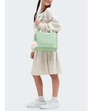 KIPLING MIYO Borsa porta pranzo con tracolla soft green metallic - Borse e accessori kids - 6