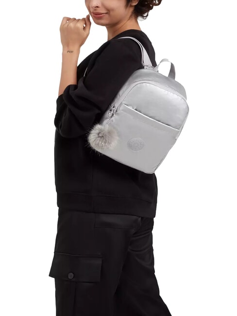 MARLEE BP Zaino piccolo metallizzato platinum m gg - Borse Donna