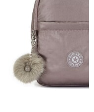 KIPLING MARLEE BP Zaino piccolo metallizzato hazelnut met gg - Borse Donna - 4