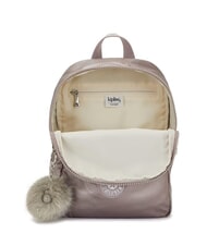 KIPLING MARLEE BP Zaino piccolo metallizzato hazelnut met gg - Borse Donna - 5
