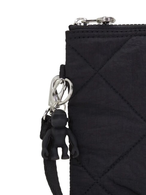 FANCY Pochette con polsierina cosmic black quilt - Borse Donna