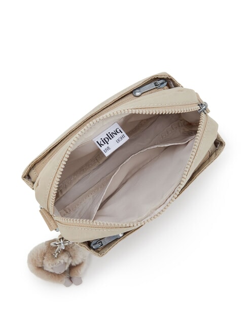 ABANU S Borsa a tracolla signature beige embossed - Borse Donna