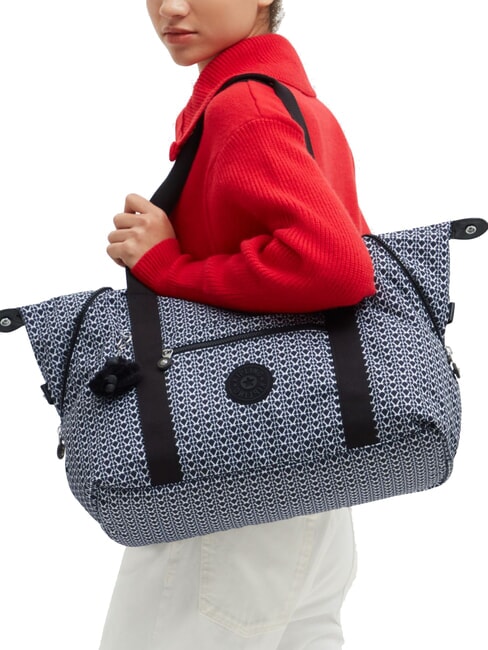 ART Borsa a spalla grande signature print - Borse Donna