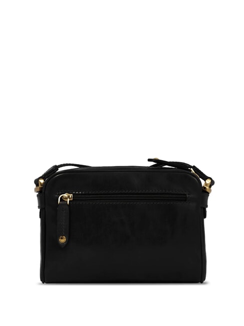 STORY Mini bag a tracolla, in pelle Nero Oro - Borse Donna
