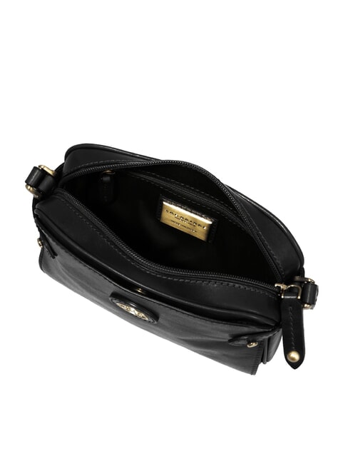 STORY Mini bag a tracolla, in pelle Nero Oro - Borse Donna