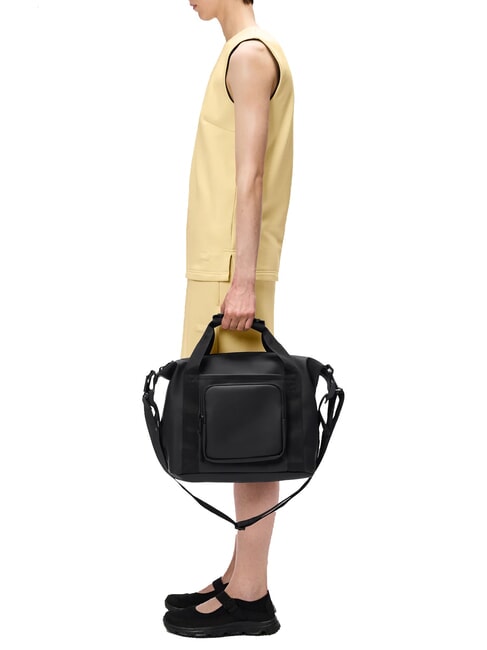 TEXEL Borsone con tracolla black - Borsoni